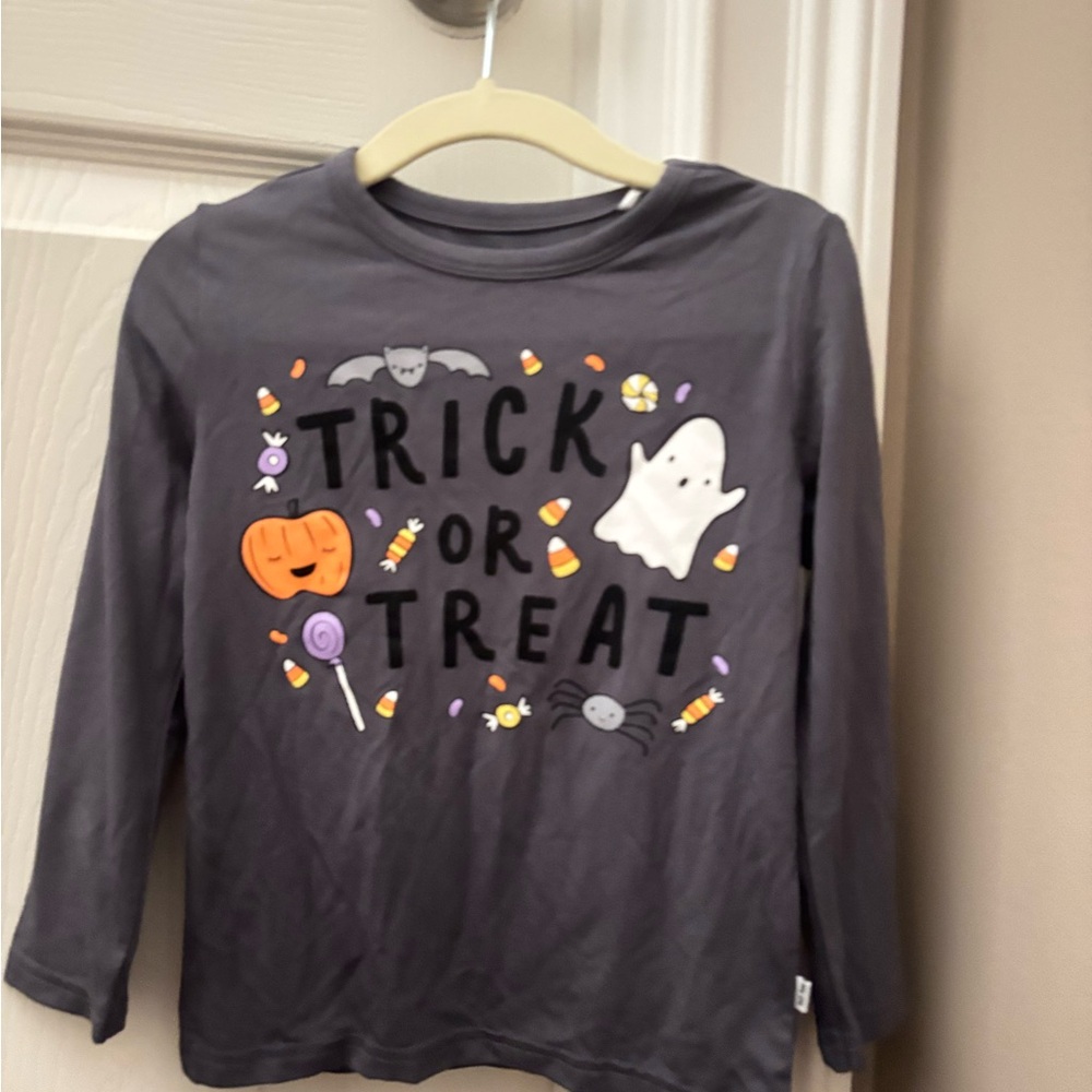 Little Sleepies Trick or Treat Long Sleeve Shirt - Gray